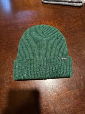 Brixton Heist Cuffed Beanie in Hunter Green